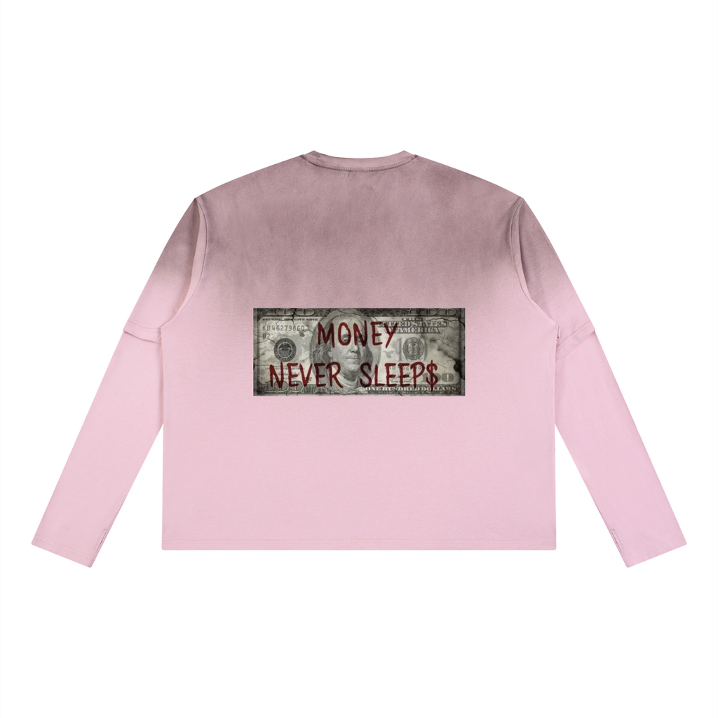 Unisex Vintage Wash Layered T-Shirt