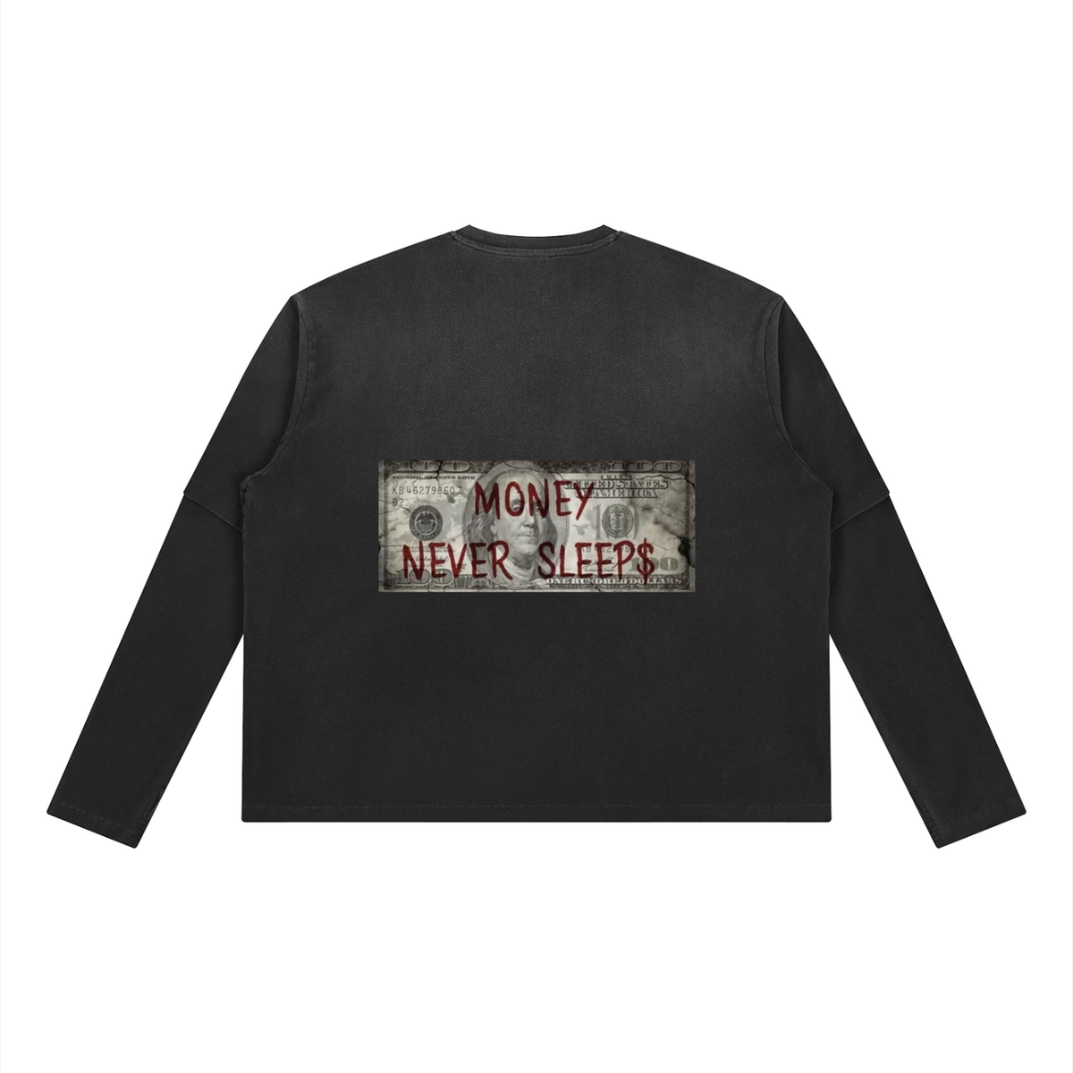 Unisex Vintage Wash Layered T-Shirt