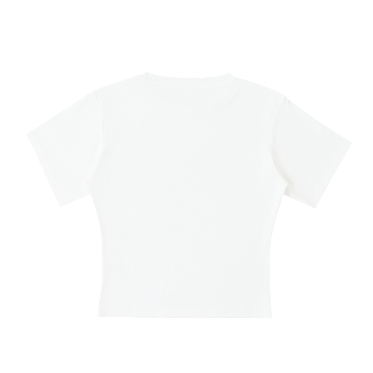Lightweight Cocoon Shape Short Sleeve Graphic Crop Top