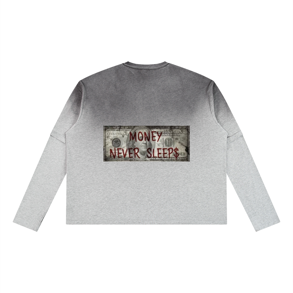 Unisex Vintage Wash Layered T-Shirt